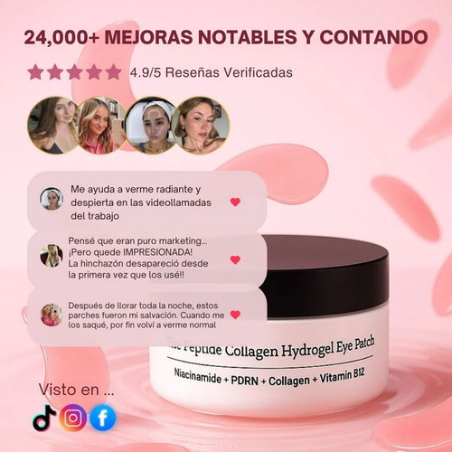 Parches Mágicos (30 Días) | Desaparece Ojeras y Bolsas en los Ojos